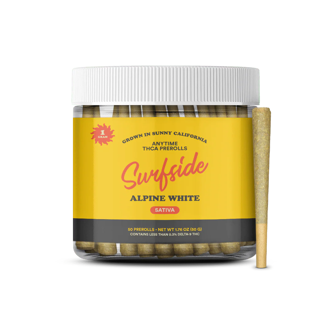 Yumz Labs Surfside Anytime THCA pre-rolls 50-pack